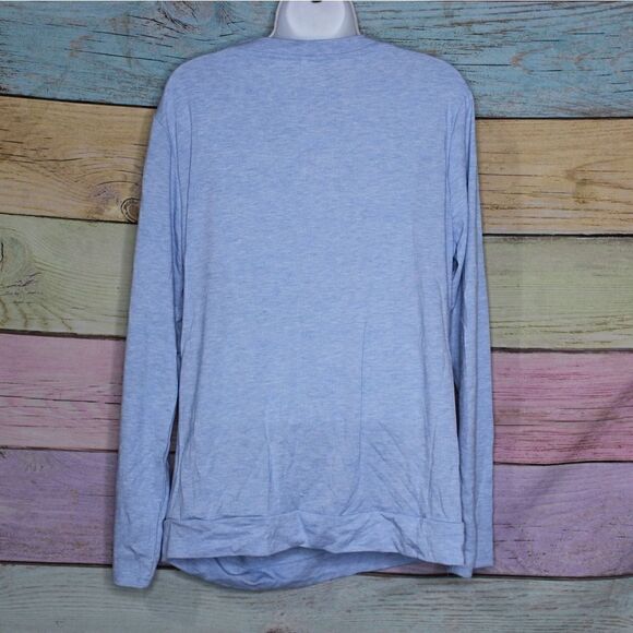 Women's V Neck Long Sleeves Top Large - Picture 3 of 4